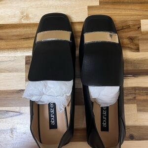 Leather Black Women's Loafers